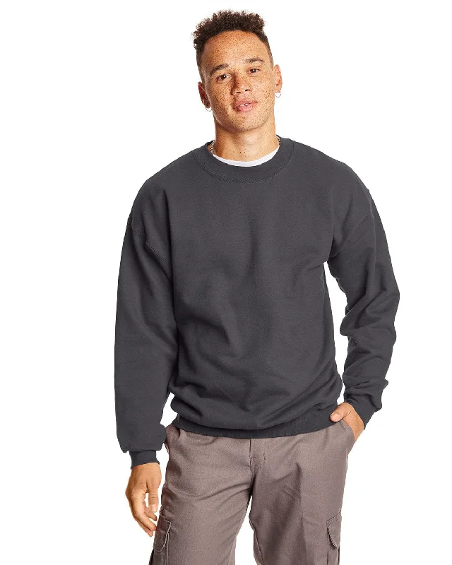 Fantastic Offers Hanes Ultimate Cotton Crewneck Sweatshirt | Smoke Gray