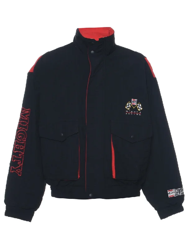 Price Rollback Black Nylon Jacket - L