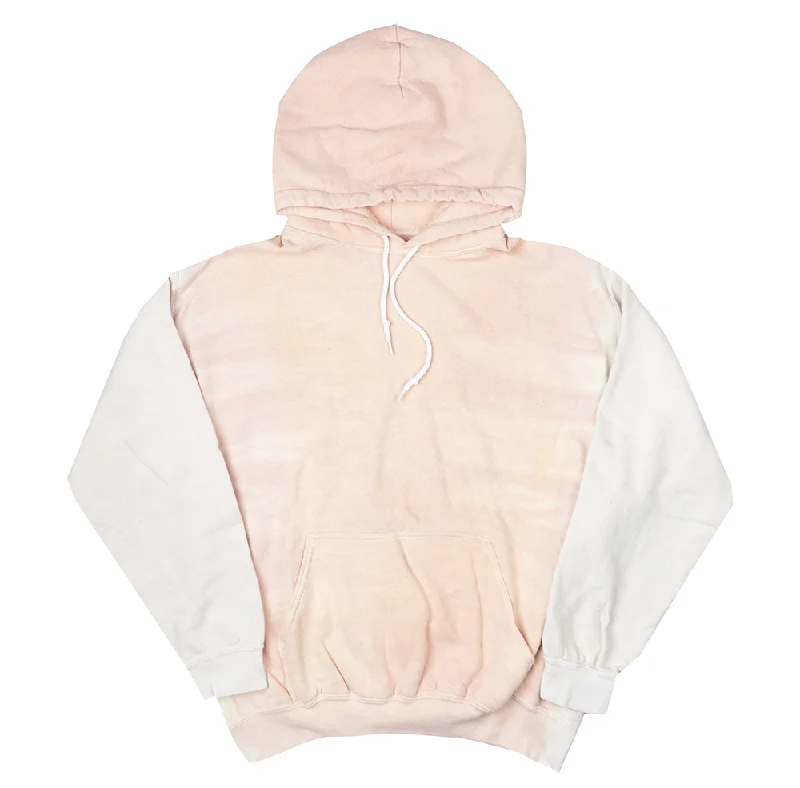 THE BAND LICENSED TIE DYE HOODIE PEACH MULTI - DYEHOOD