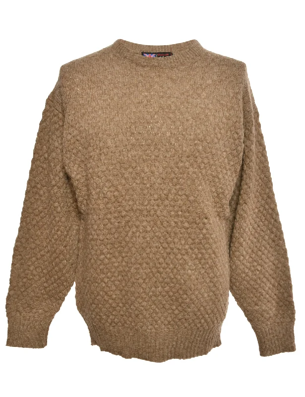 Value Deals Brown Long Sleeved Jumper - M