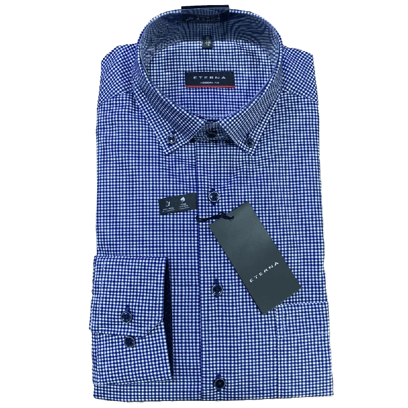 Shop and Save 3720-17M-Navy Check