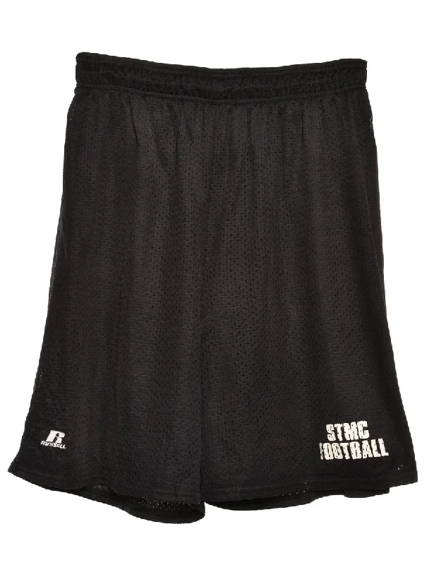 Special Promotion Black Russell Athletic Sport Shorts - W30 L9