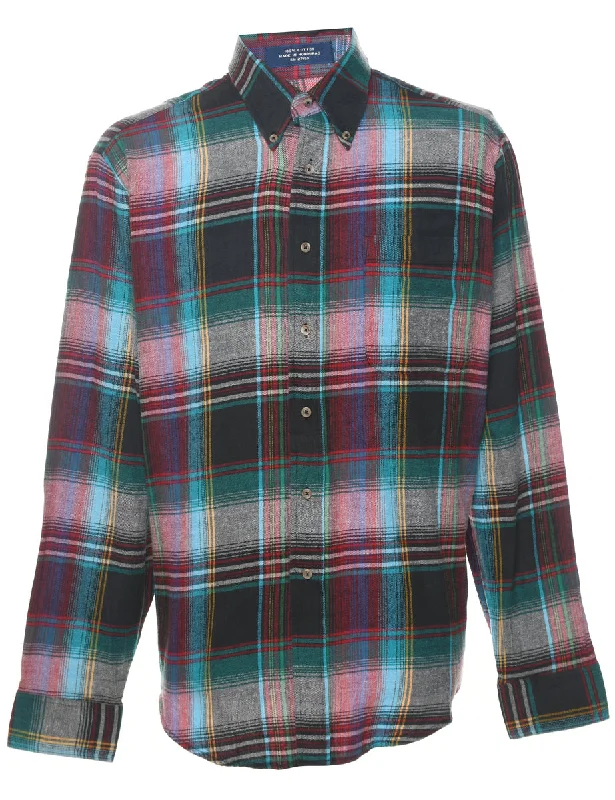 Back Packer Checked Shirt - L