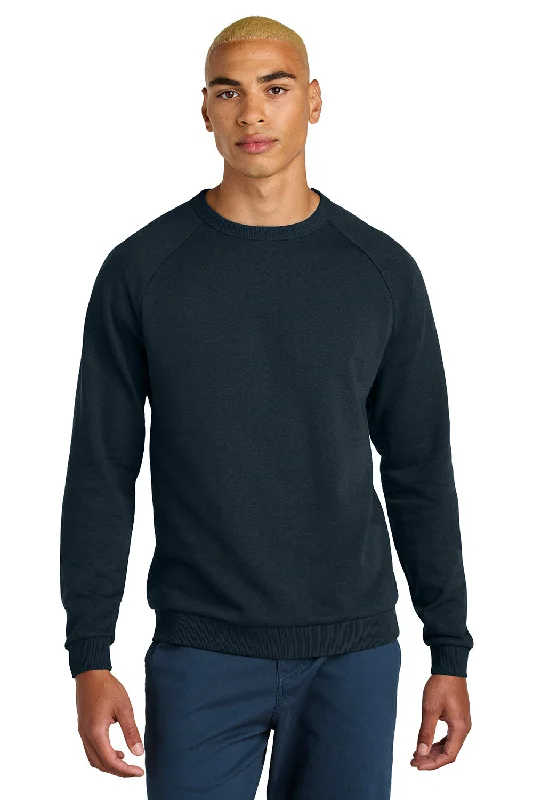 Massive Deal District Mens Perfect Tri Fleece Crewneck Sweatshirt - New Navy Blue
