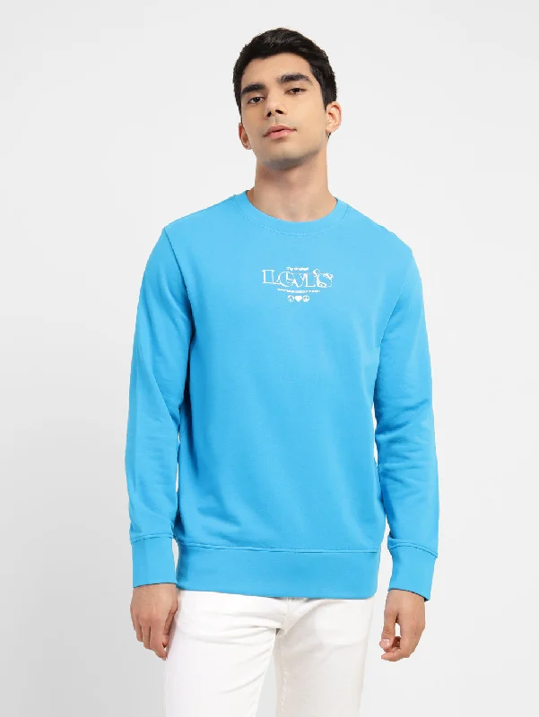 Weekend Savings Fiesta Men's Brand Logo Crew Neck Sweatshirt