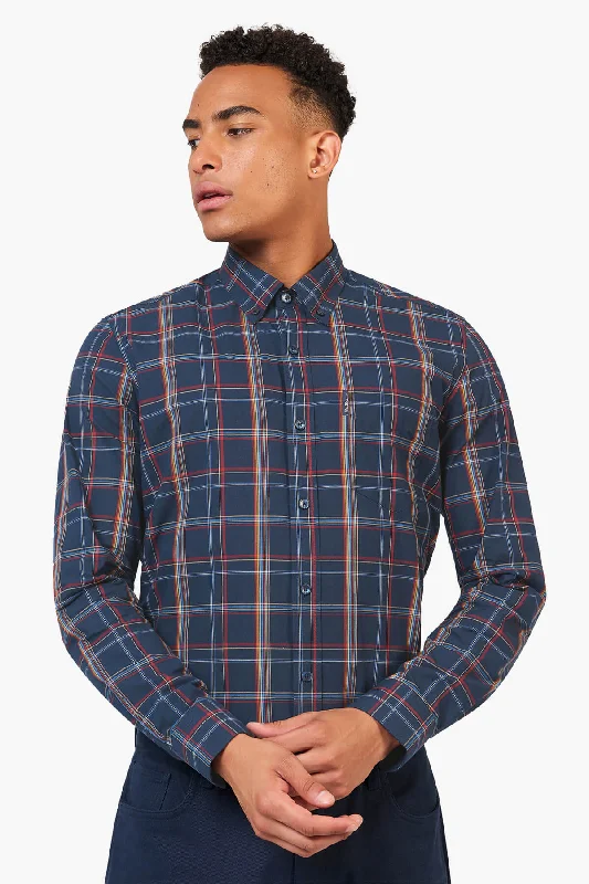 Celebrate the Weekend with Discounts Ben Sherman | Linear Check L/S Casual Shirt