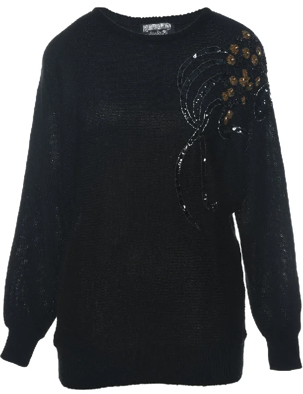 Beaded Jumper - S