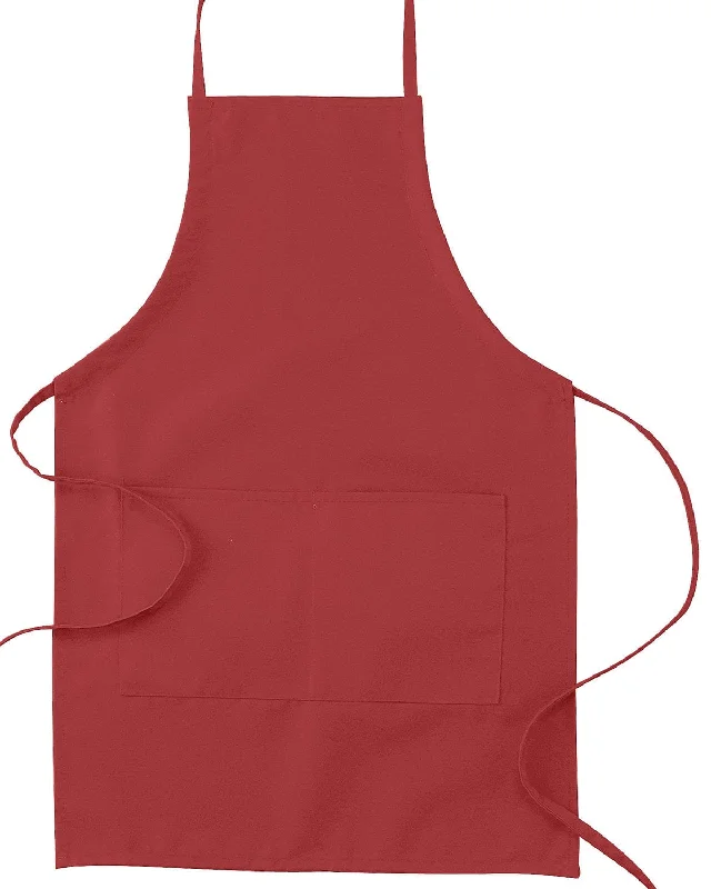 Big Accessories Two-Pocket Apron | Red