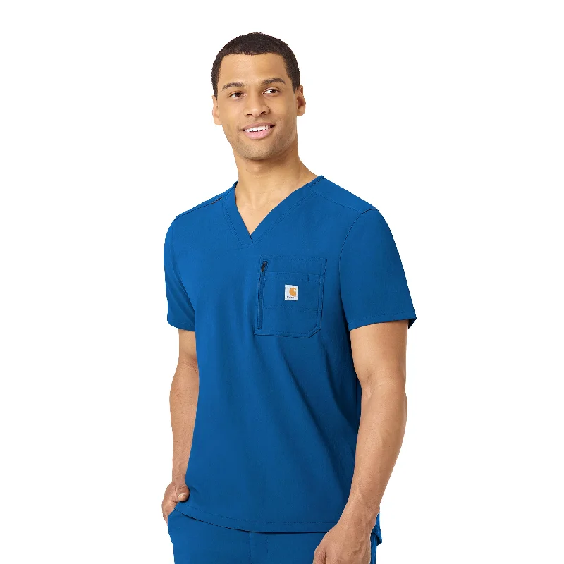 Extra Discount Carhartt Rugged Flex Peak Men's Tuck-In Scrub Top - Royal