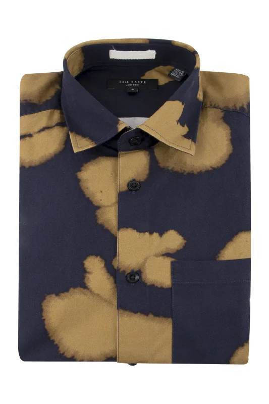 New Deals Ted Baker Blurred Floral Shirt Black