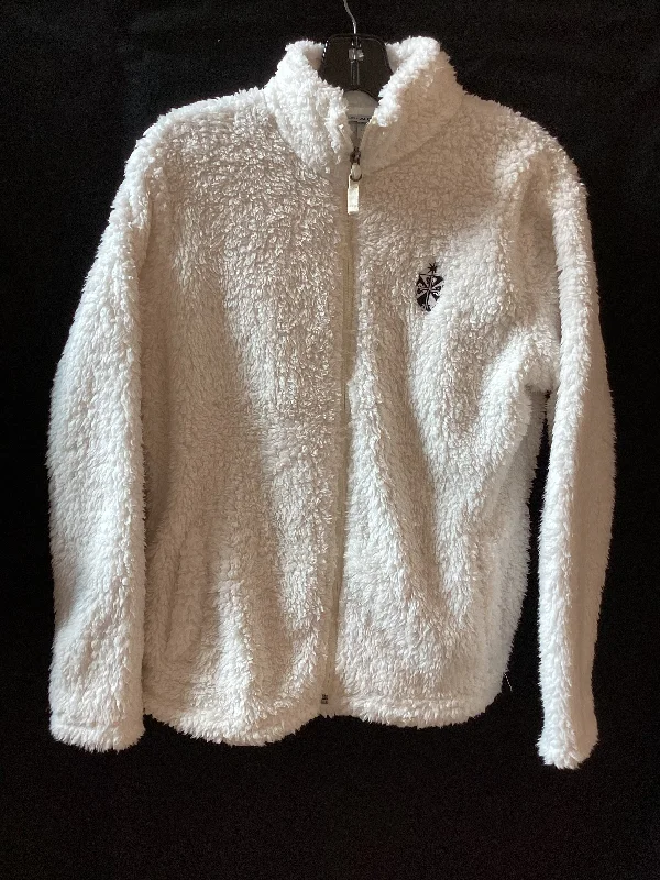 Price Cut Women's Marshmallow Cozy FULL Zip Jacket in Cream