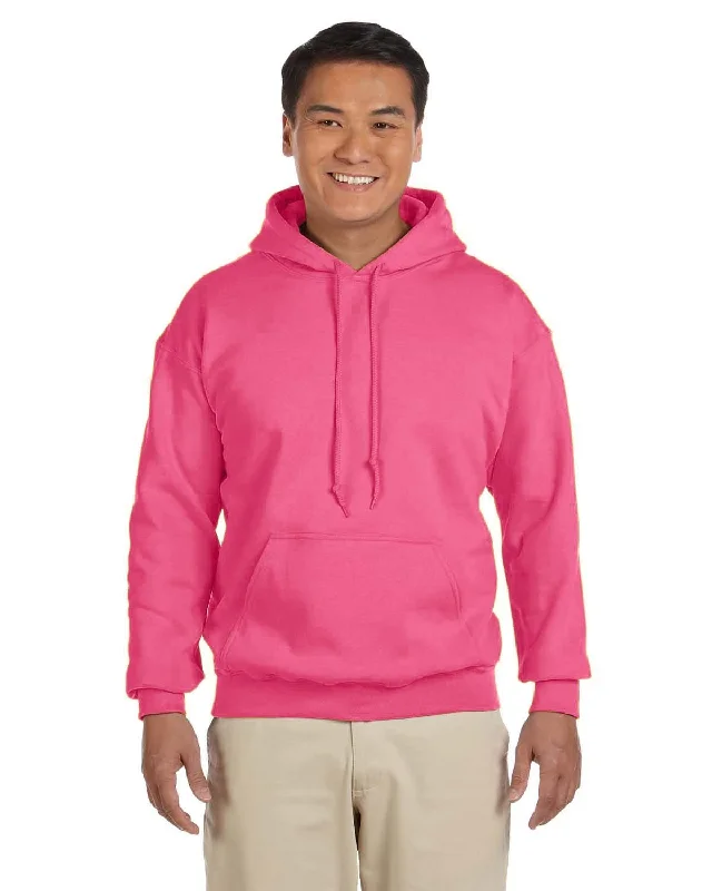 Limited Stock Gildan Lightweight 50/50 Hoodie Sweatshirt | Safety Pink