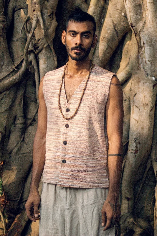 Weekend-Only Price Drops Earthy Khadi Cotton Men Vest