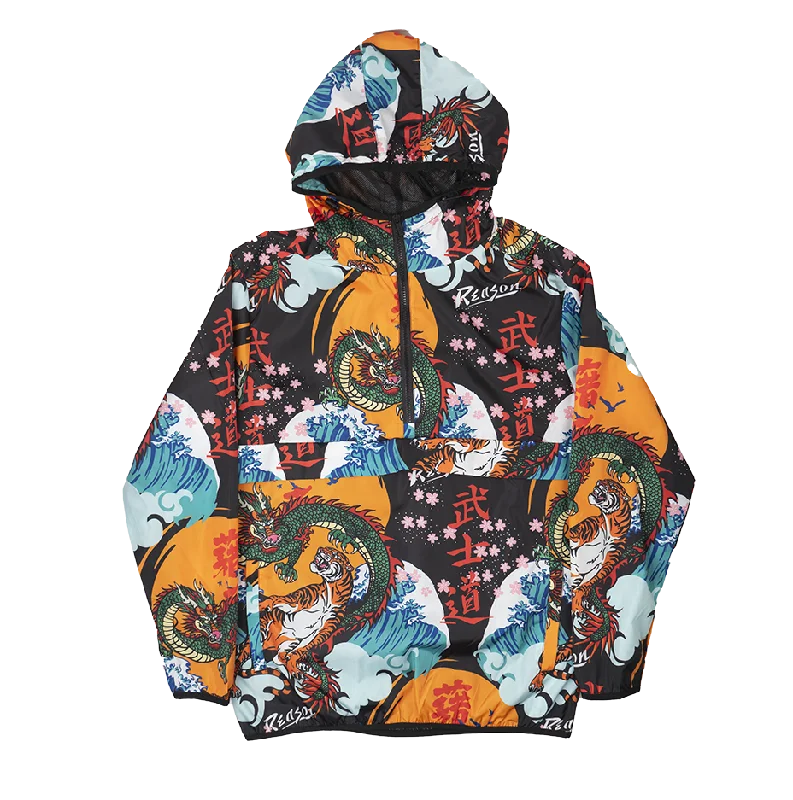 Buy More, Save More REASON ANORAK WINDBREAKER HOODED JACKET MULTI - A1-473A