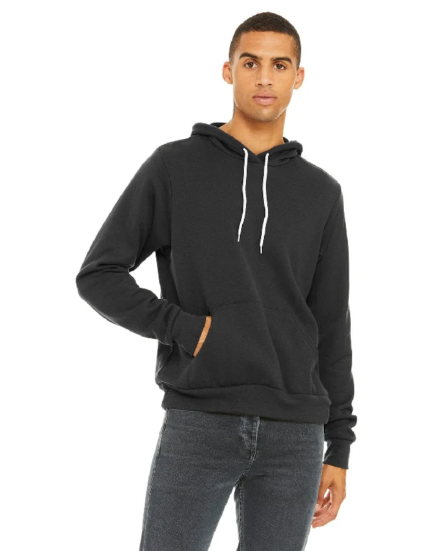 Bella+Canvas Unisex Sponge Fleece Pullover Hoodie | Dark Grey