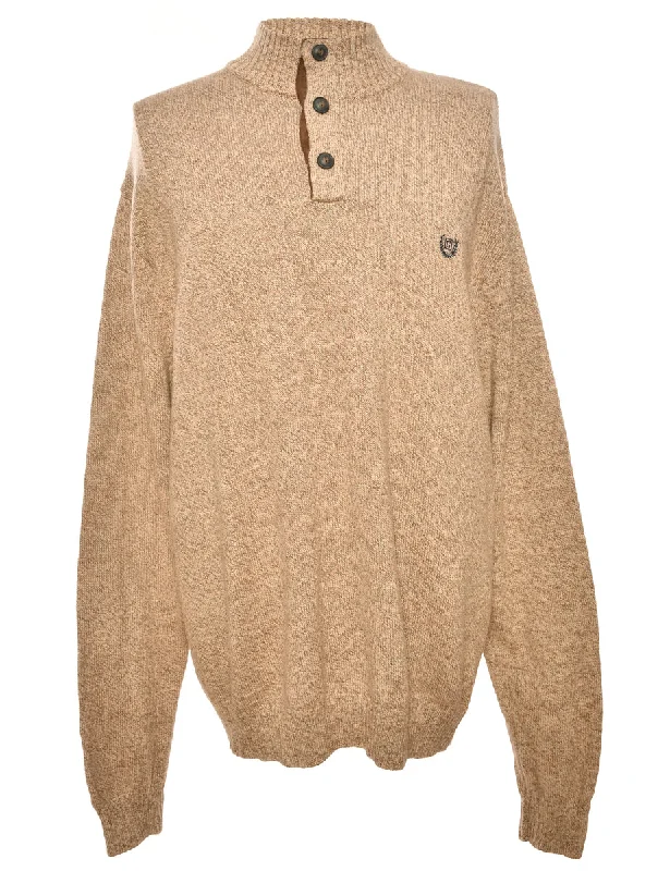 Closeout Sale Brown Chaps Long Sleeved Jumper - XL