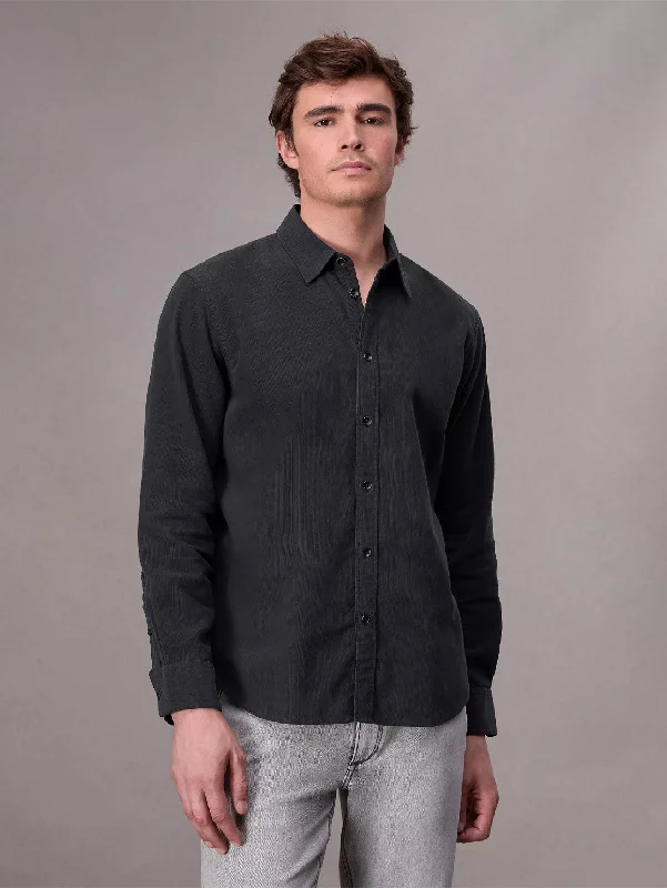 Steals and Deals Finch Corduroy Shirt - Black