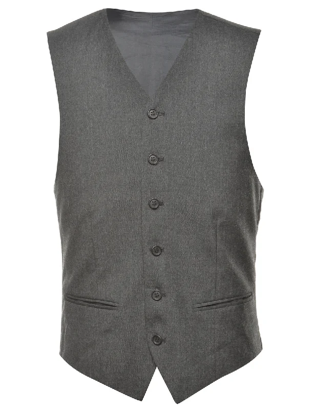 Cash Savings Black Waistcoat - M