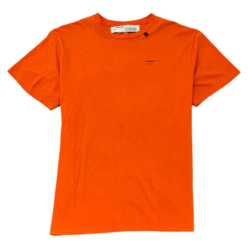 Stock Up Men's Arrow Logo T-Shirt Orange Size XS