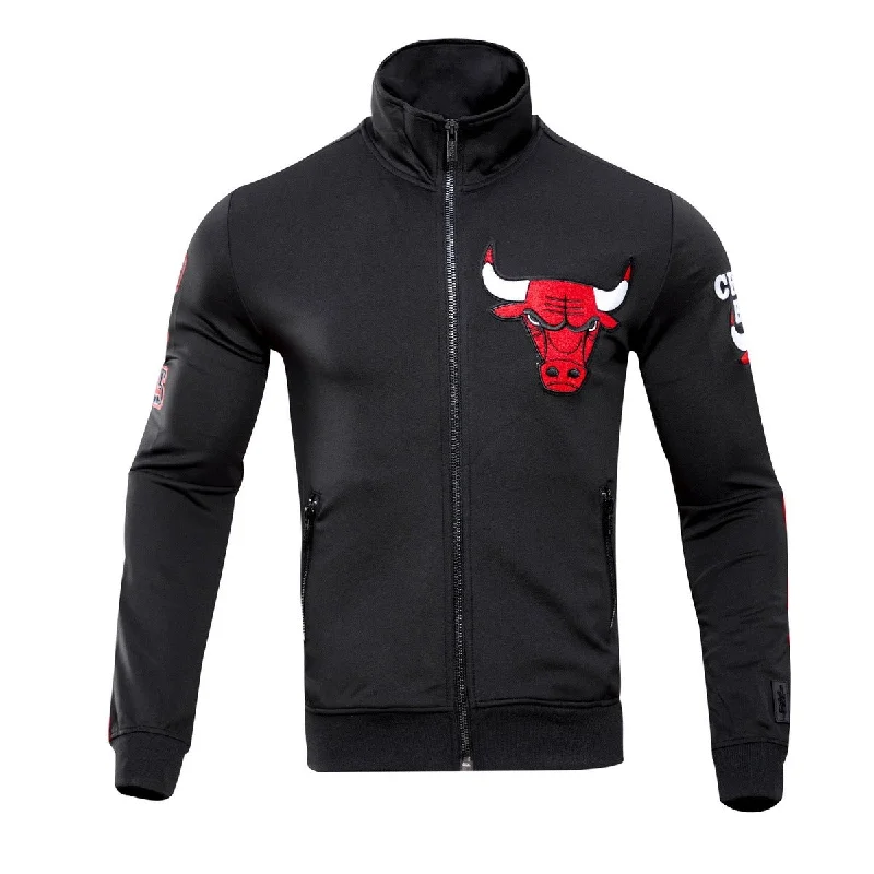 Weekend Offers You Can't Ignore NBA CHICAGO BULLS CLASSIC MEN'S TRACK JACKET (BLACK)