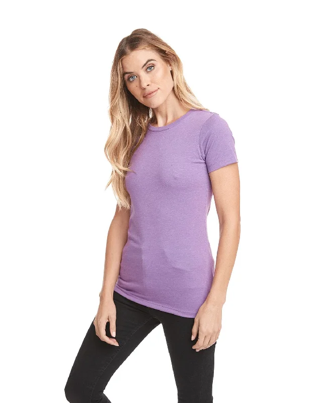 Sneak Peek Sale Next Level Ladies CVC Crew Tee | Purple Berry