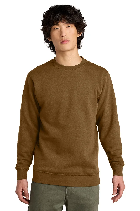 Price Drop District Mens Very Important Fleece Crewneck Sweatshirt - Duck Brown