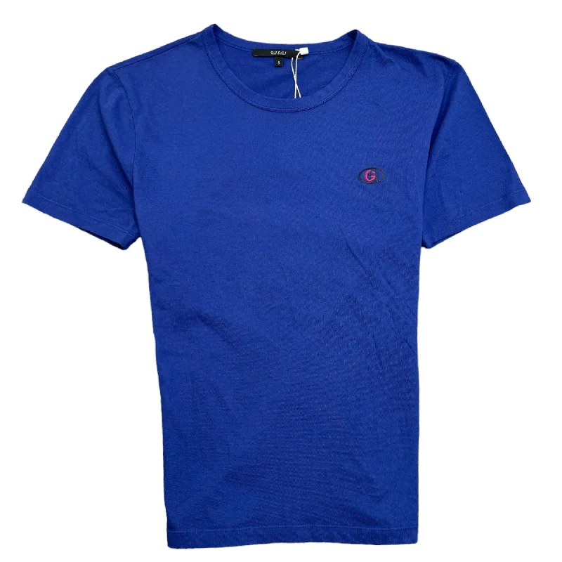 Discount Mania Men's Logo T-Shirt Blue Size S