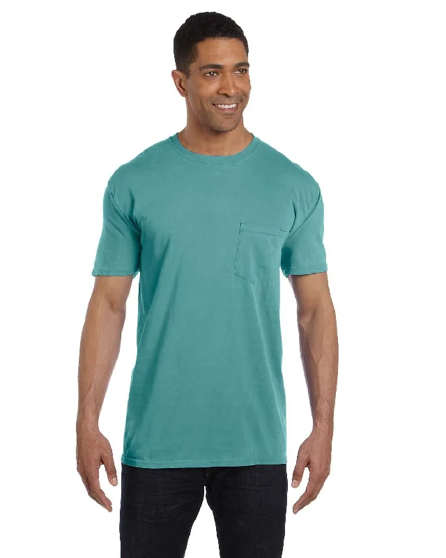 Discount Deals Comfort Colors Garment-Dyed Pocket T-Shirt | Seafoam