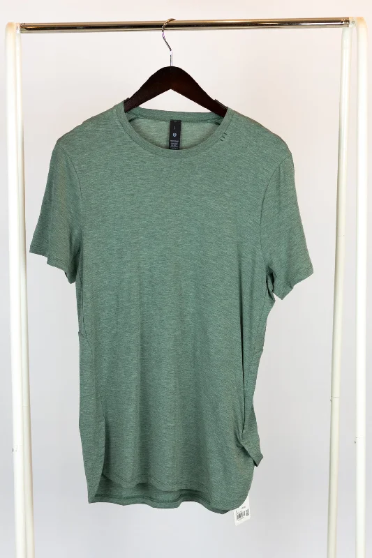 Major Savings Men's Balancer Short-Sleeve Shirt | Heathered Grey Eucalyptus