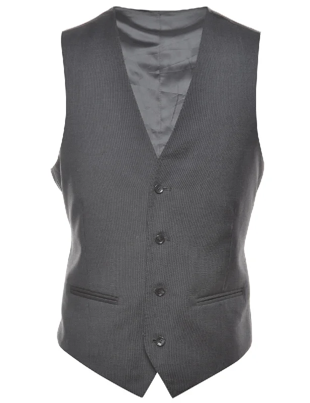 Clearance Sale Black Waistcoat - M