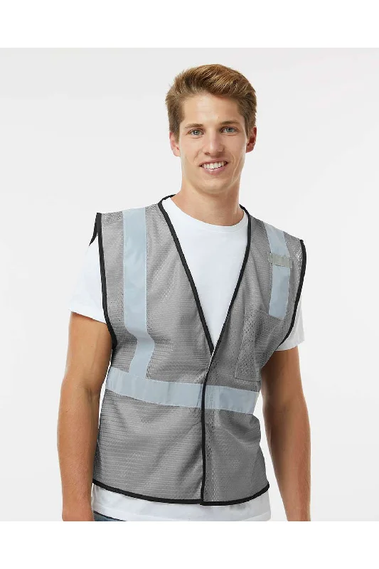 Major Savings Kishigo Mens EV Series Enhanced Visibility Non-ANSI Vest - Grey