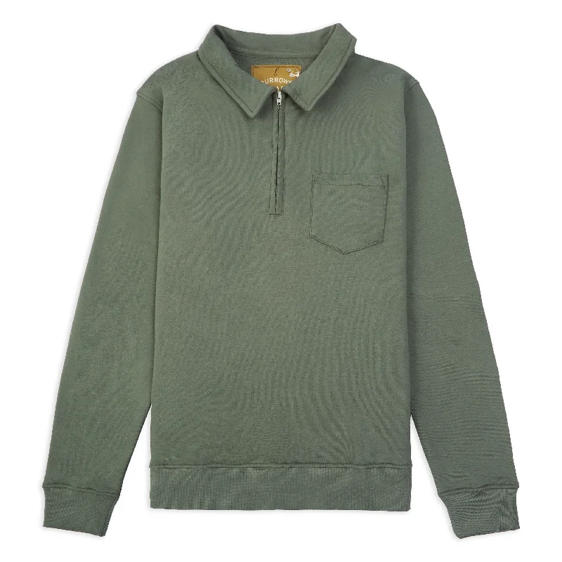 Crazy Deal Quarter Zip Sweatshirt - Laurel Wreath