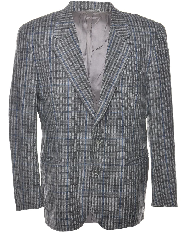 Special Price Button Front Striped Blazer - L