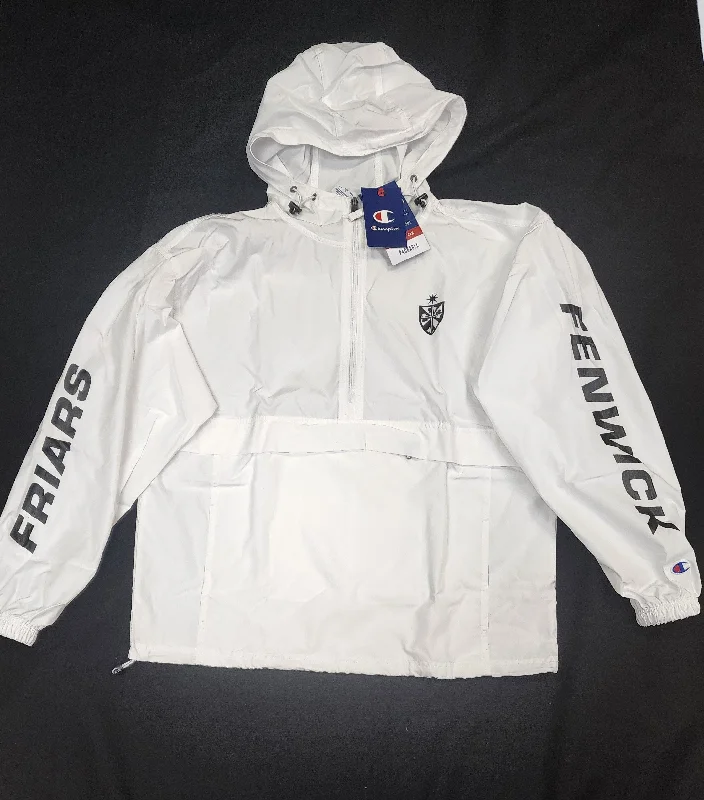 Limited Time Offer Champion Brand Packable Jacket-White