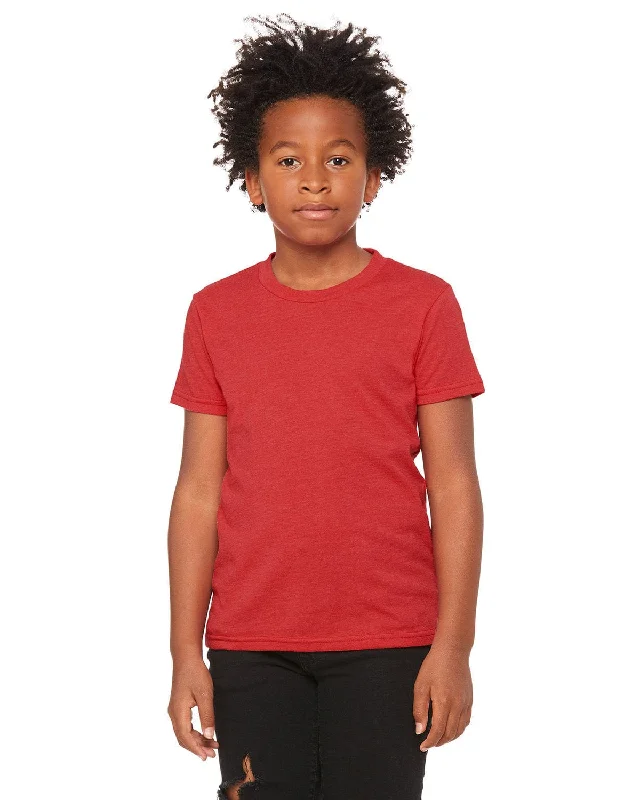 Weekend Savings Bonanza Bella+Canvas Youth Short Sleeve T-Shirt | Heather Red
