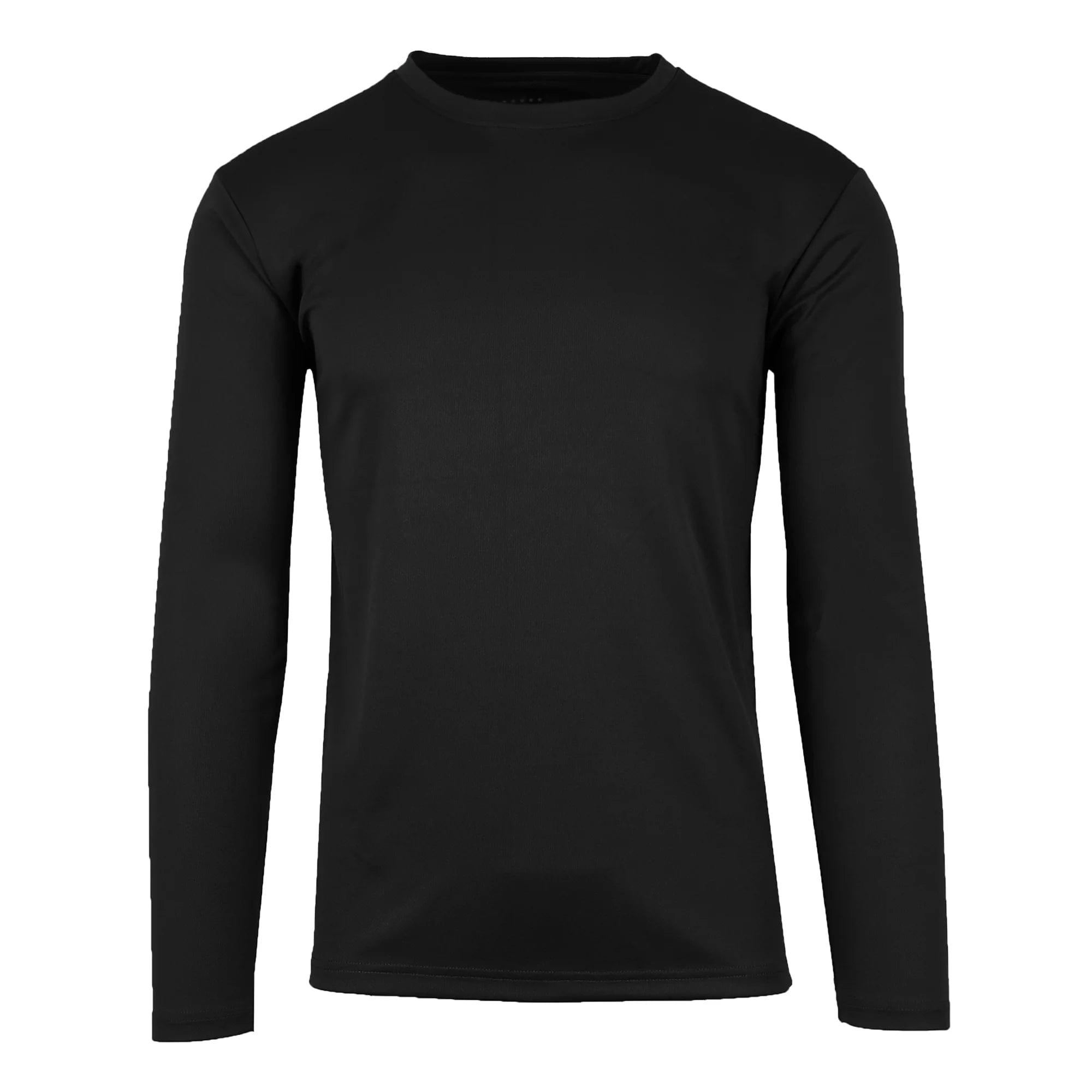 Year-End Clearance Men's Moisture Wicking Long Sleeve Performance Crew Neck Tagless Tee (Sizes, S-2XL)