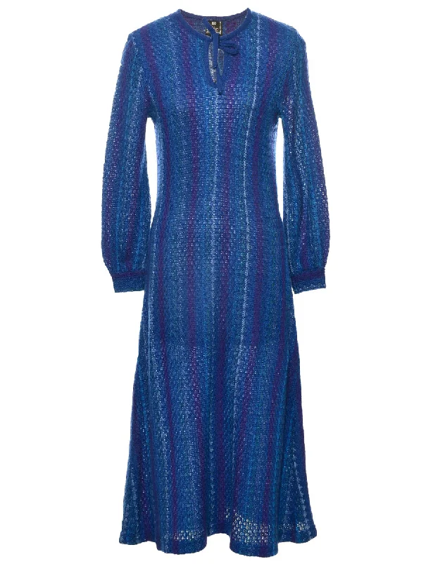 Weekend Discounts to Delight Blue Dress - S