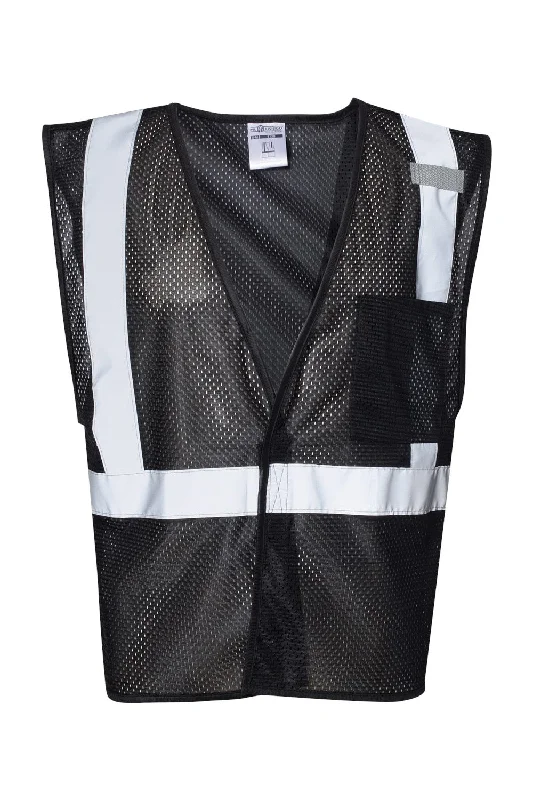 Quick Sale Kishigo Mens EV Series Enhanced Visibility Non-ANSI Vest - Black