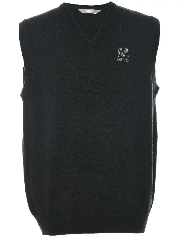 Amazing Value Black Vest - L