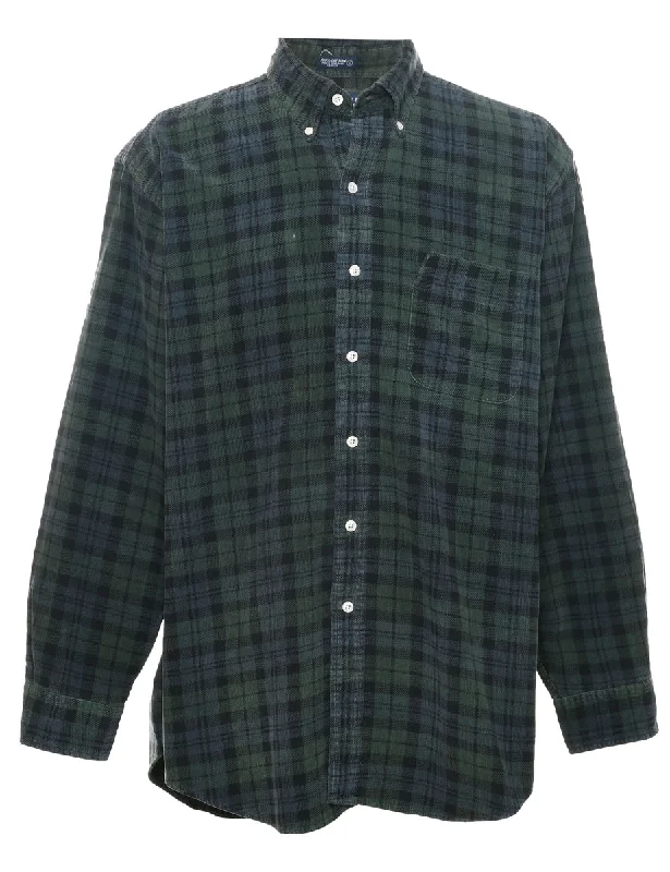 New Markdowns Britches Corduroy Checked Shirt - XL