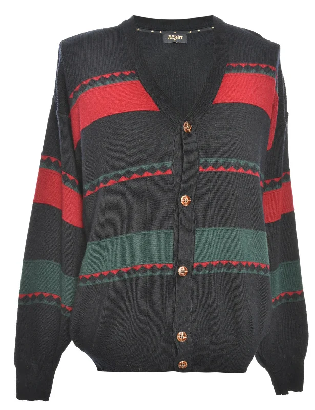 Deal Dash Black Long Sleeved Cardigan - M