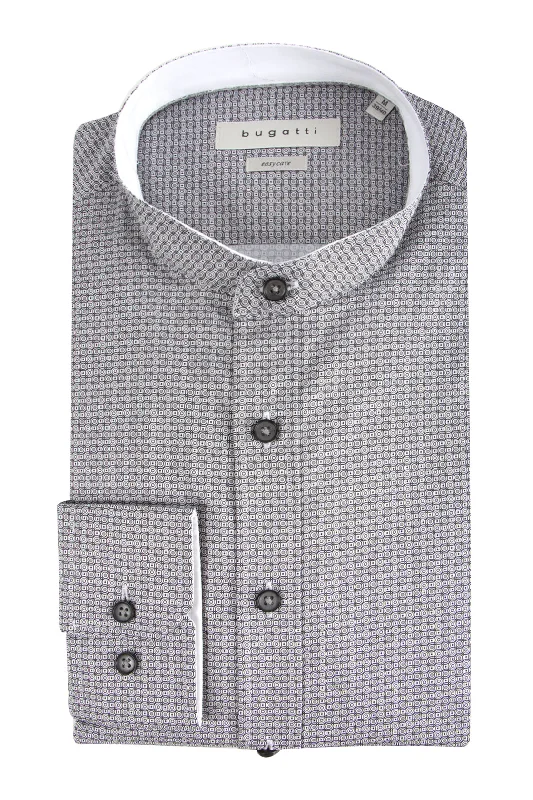 Best Bargains Bugatti Nehru Casual Shirt Grey