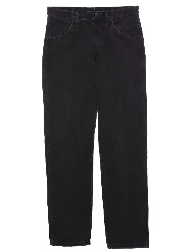 Final Clearance Black Straight Fit Jeans - W34 L34