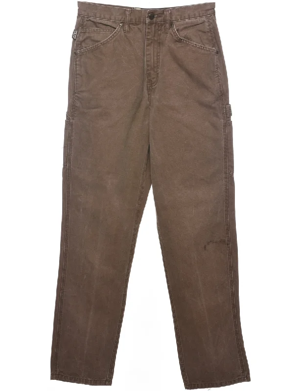 Great Bargain Brown Workwear Jeans - W30 L34