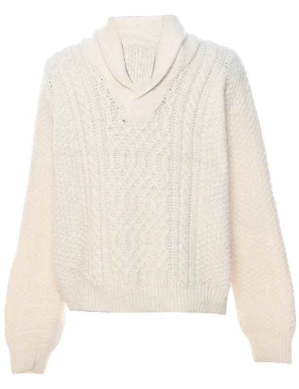Best Seller Cable Knit Jumper - XXL