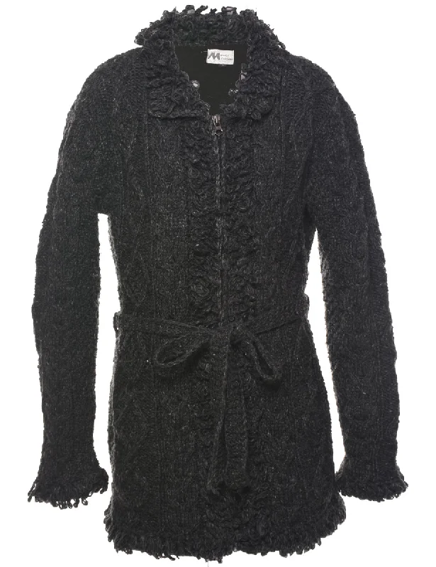 Best Choice Cable Knit Cardigan - L