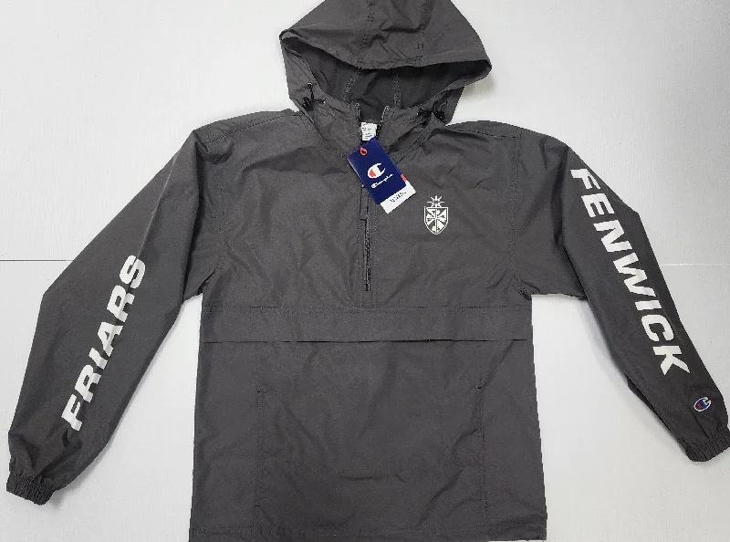 Today Only Champion Brand Packable Jacket-Charcoal Gray