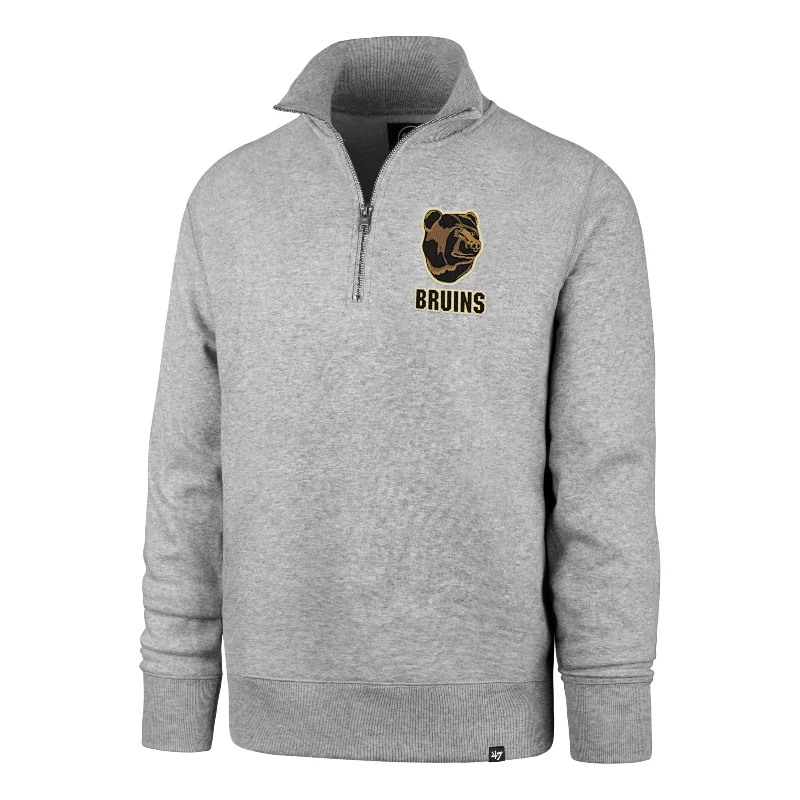 Fantastic Offers BOSTON BRUINS 100TH ANNIVERSARY NEW BLOOD NEW BEGINNINGS STATESIDE '47 1/4 ZIP