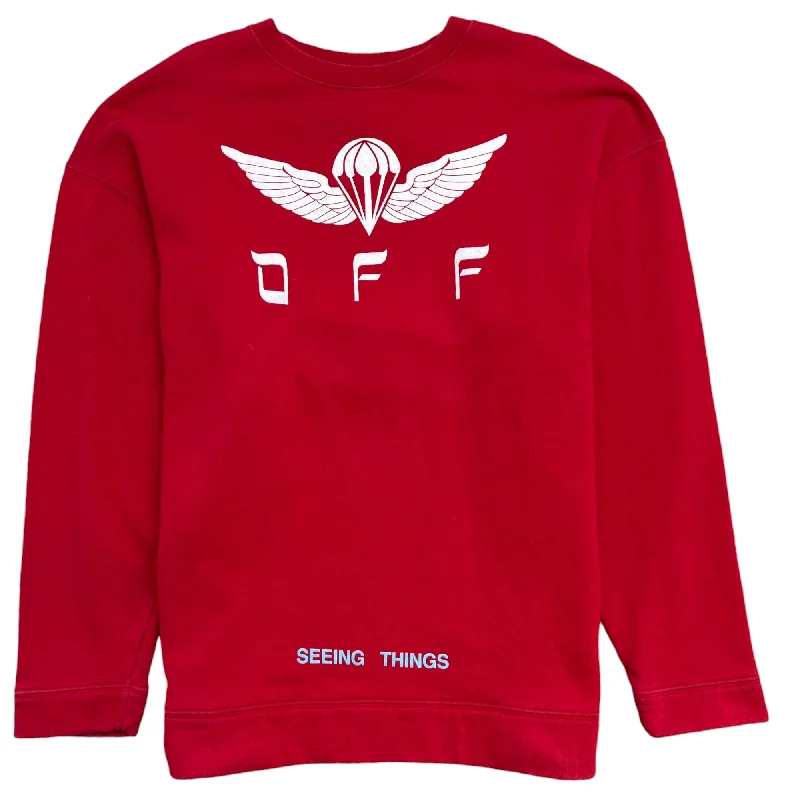 Weekend Shopping Made Better Men's Logo Sweatshirt Red Size L