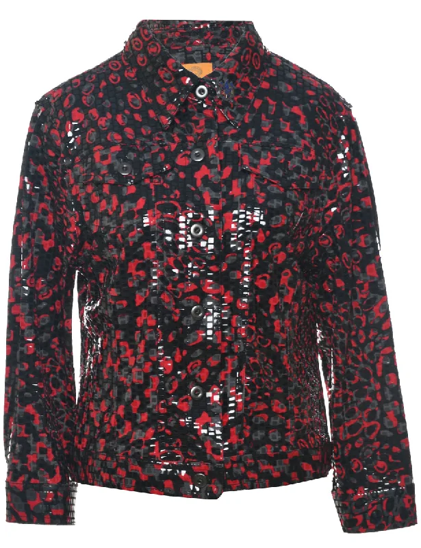 Don't Wait Button Front Evening Jacket - M